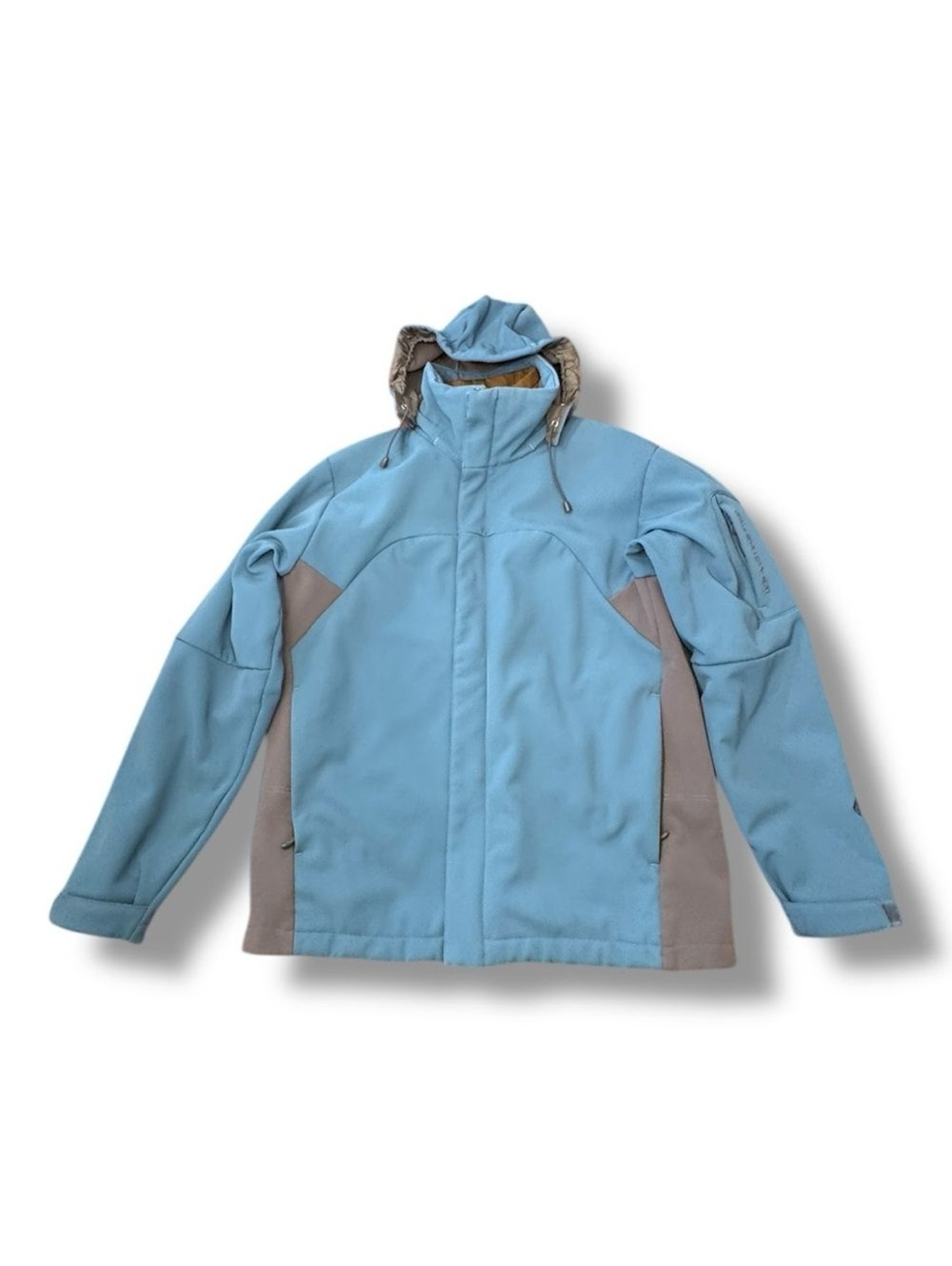 Salomon 2 in 1 Ski Clima Pro Jacket Blue Grey Removable Jacket Outdoor Men’s L